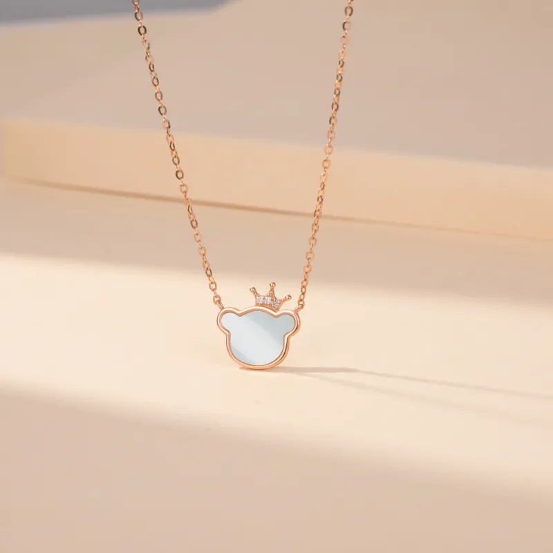 GRACE GIRL 925 Sterling Silver Necklaces Women's-2