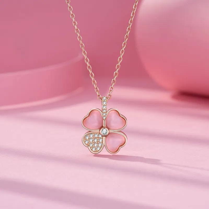 GRACE GIRL Glass Cat Eye Necklaces Women's-1