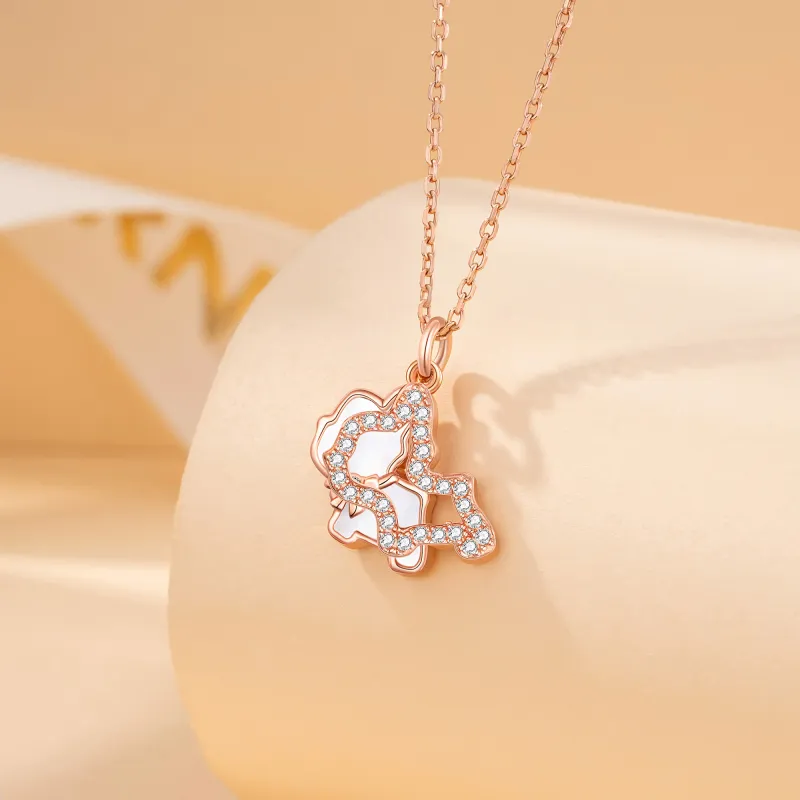 GRACE GIRL S925 Silver Necklaces Women's-2