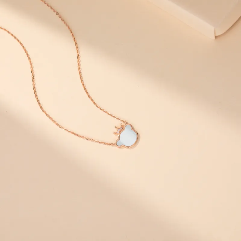 GRACE GIRL 925 Sterling Silver Necklaces Women's-3