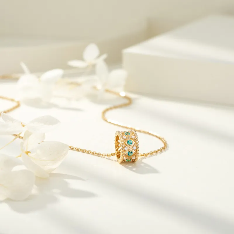 GRACE GIRL 18K Gold Necklaces Women's-3