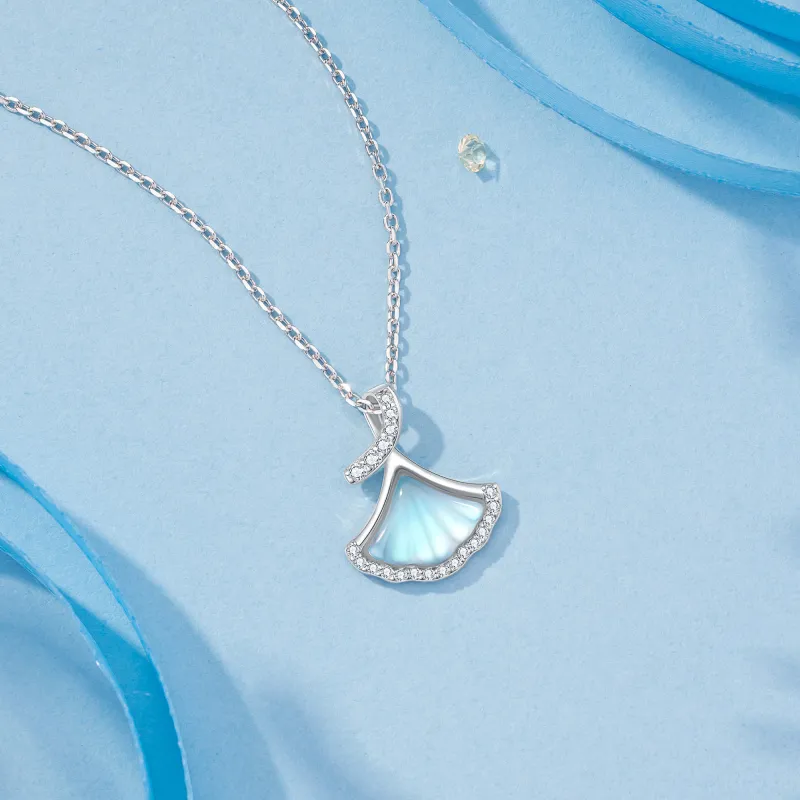GRACE GIRL S925 Silver Multicolored Gemstone Necklaces Women's-4