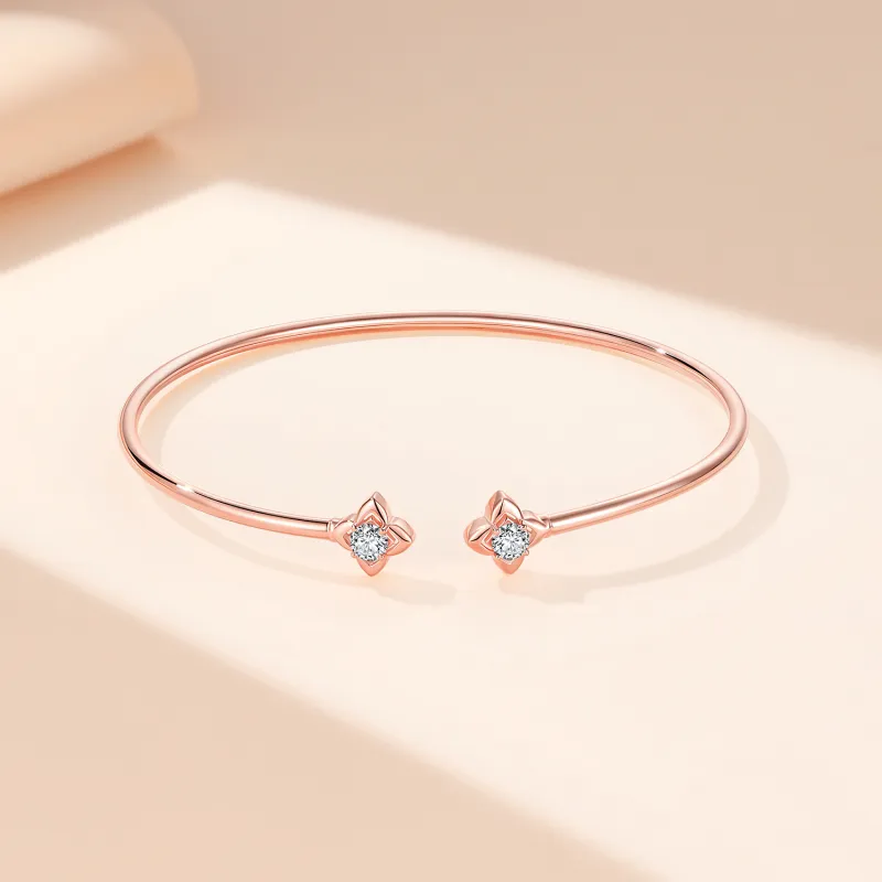 GRACE GIRL 925 Sterling Silver Bangles Women's-2