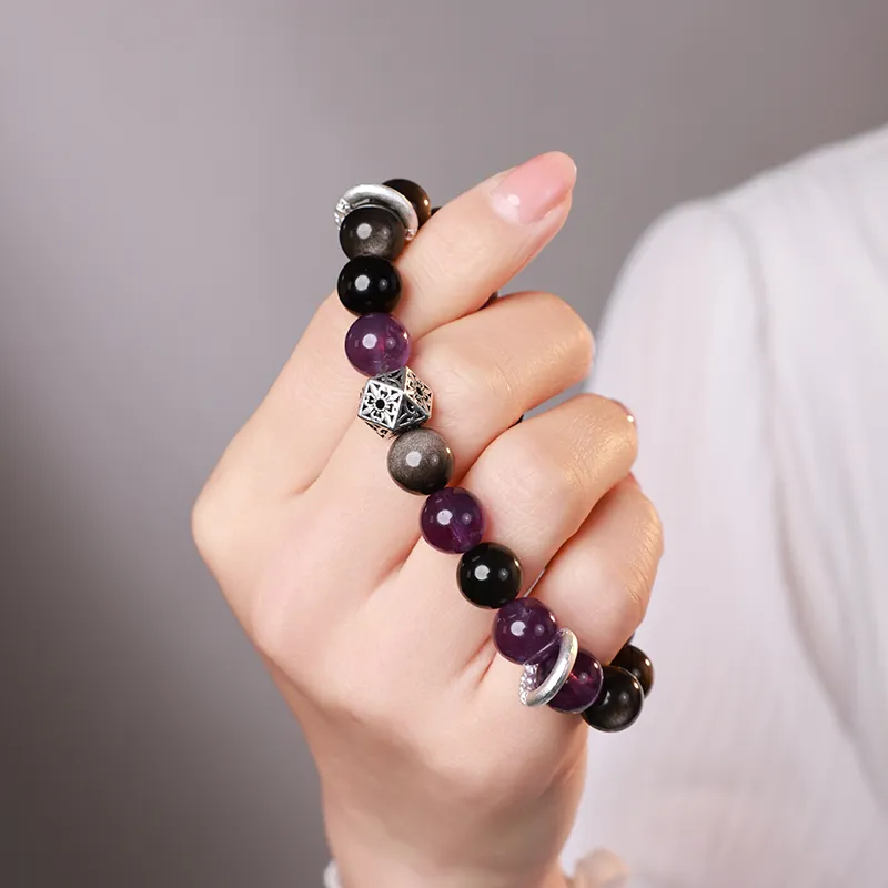 With The Heart Of The Jade Crystal Bracelets Unisex-2