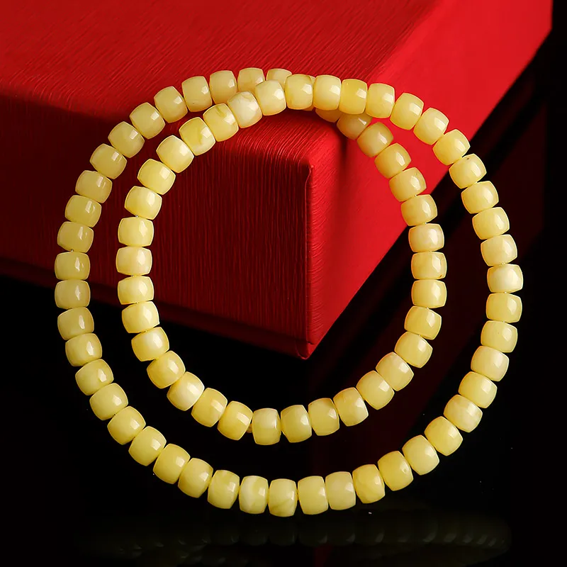 With The Heart Of The Jade Amber Bracelets Unisex-6