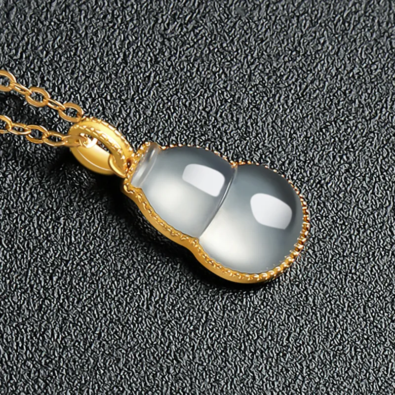With The Heart Of The Jade Ice Glutinous Jadeite Necklaces Women's-7