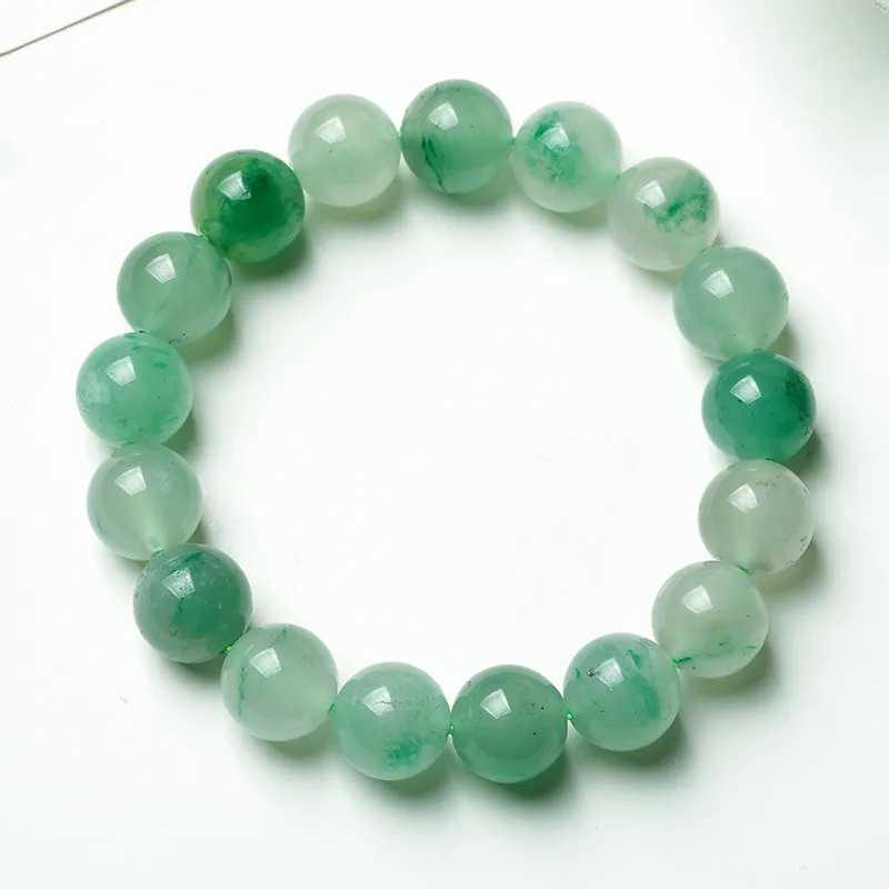 With The Heart Of The Jade African Emerald Bracelets Unisex-6