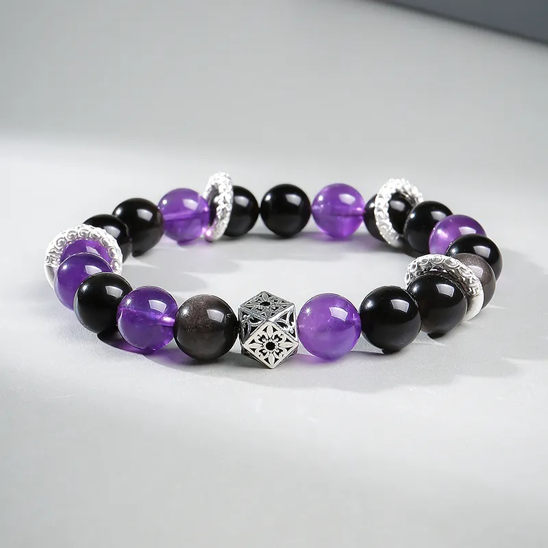 With The Heart Of The Jade Crystal Bracelets Unisex-5