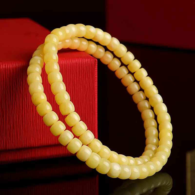 With The Heart Of The Jade Amber Bracelets Unisex-7