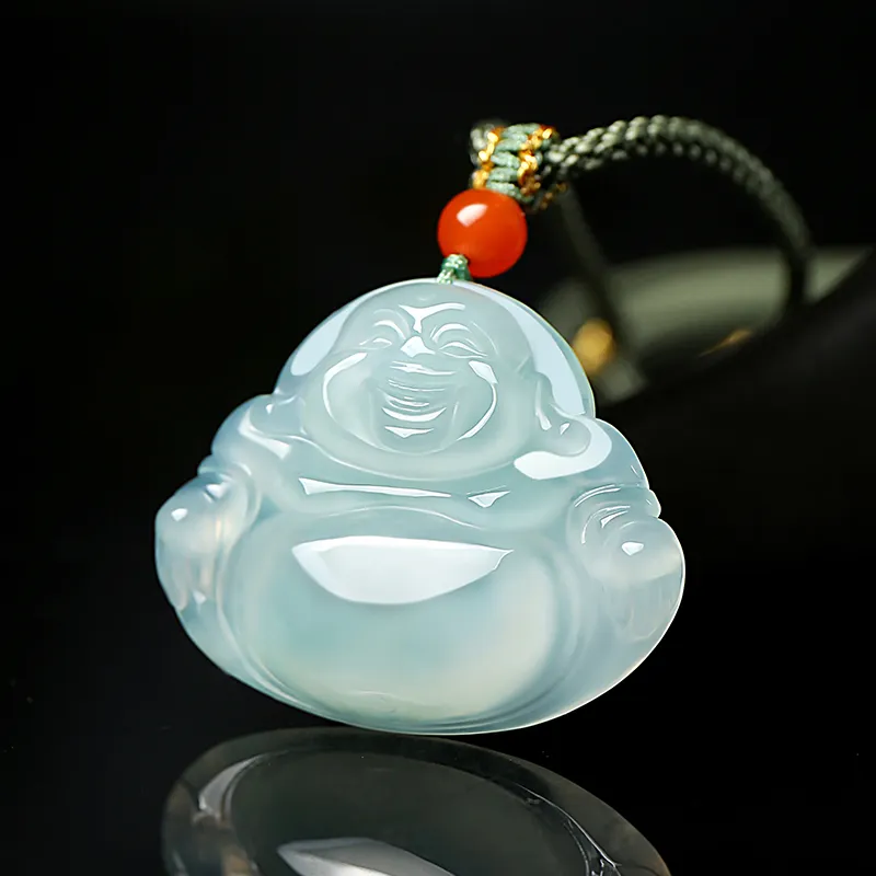 With The Heart Of The Jade Ice Glutinous Jadeite Necklaces Women's-8