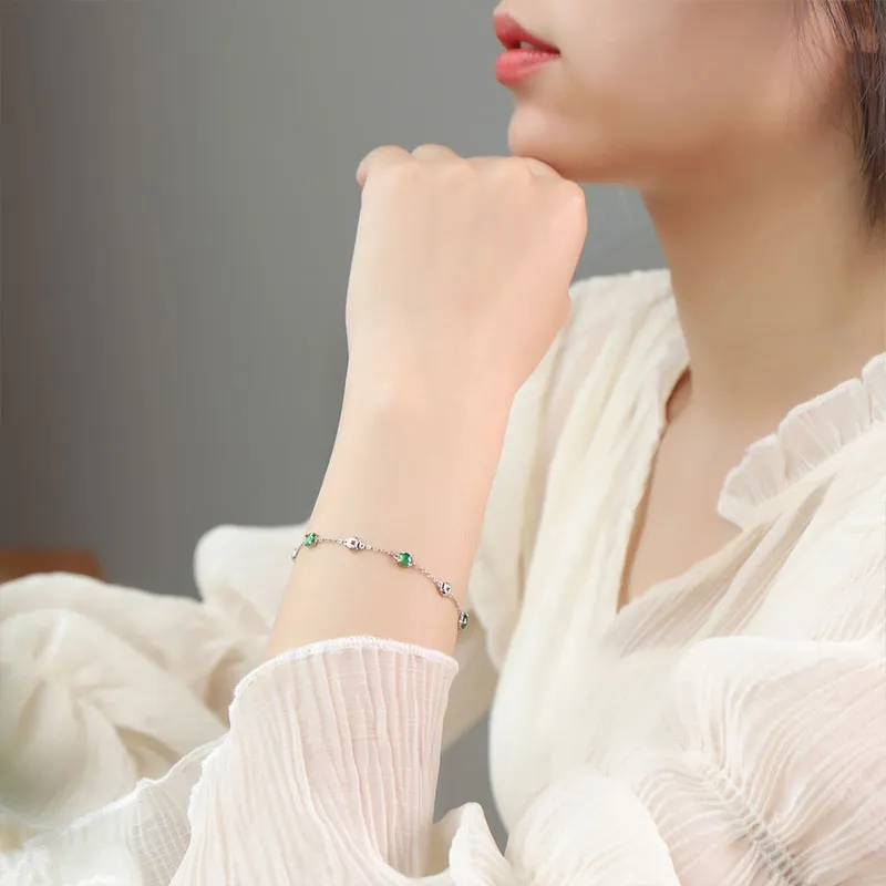 With The Heart Of The Jade Jadeite Bracelets Women's-6