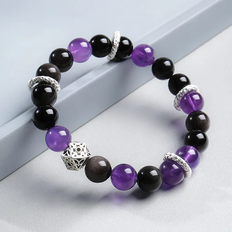 With The Heart Of The Jade Crystal Bracelets Unisex-4