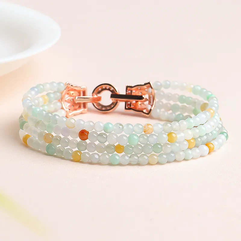 With The Heart Of The Jade Glutinous Jade Bracelets Women's-7
