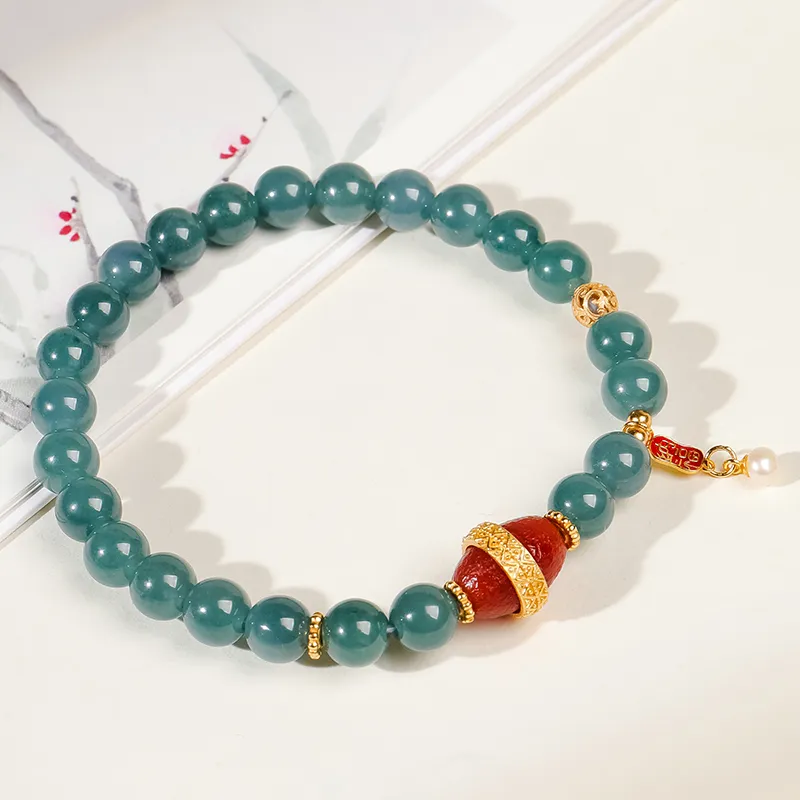 With The Heart Of The Jade Ice Glutinous Bracelets Women's-27