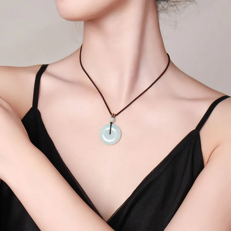 With The Heart Of The Jade Bean Type Jadeite Unisex-3