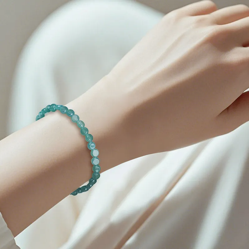 With The Heart Of The Jade Ice Glutinous Bracelets Women's-3