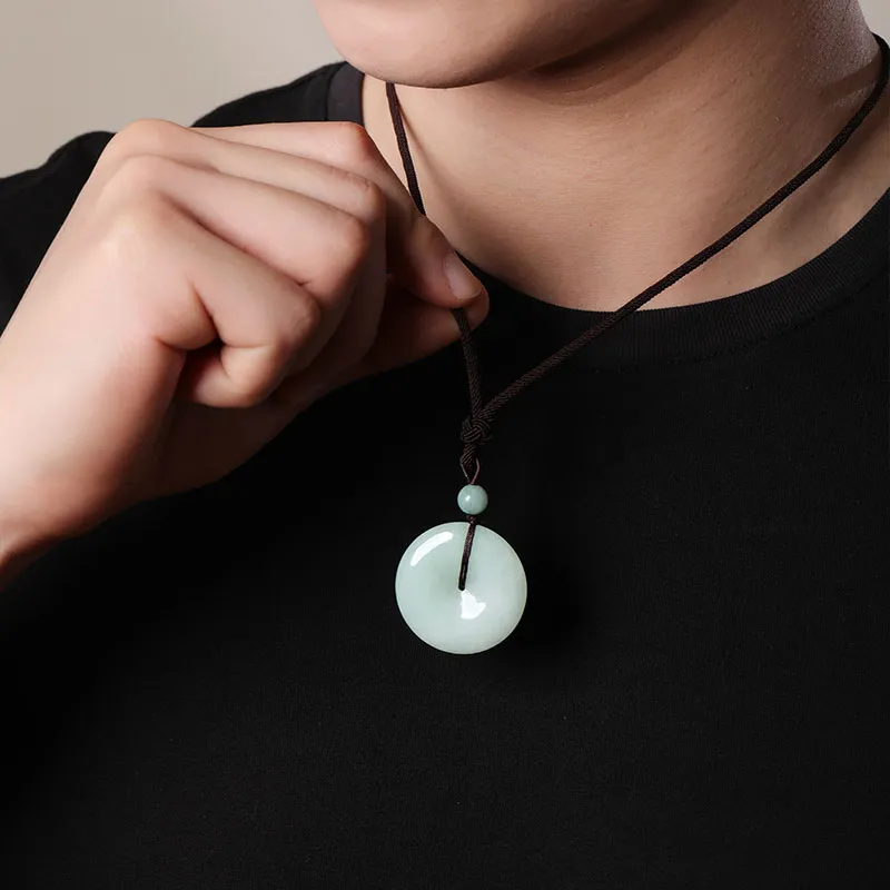 With The Heart Of The Jade Bean Type Jadeite Unisex-21