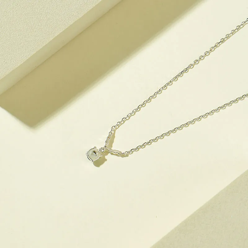 With The Heart Of The Jade Glutinous Jade Necklaces Women's-12