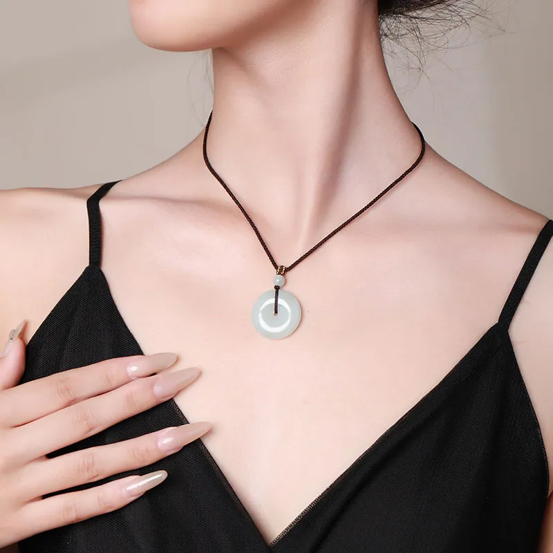 With The Heart Of The Jade Bean Type Jadeite Unisex-2