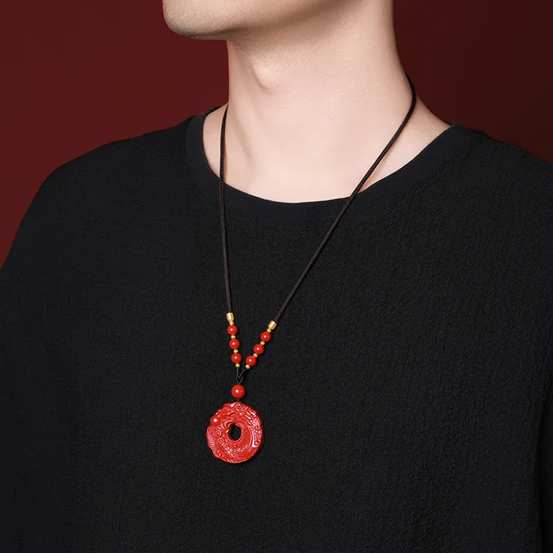 With The Heart Of The Jade Necklaces Unisex-2