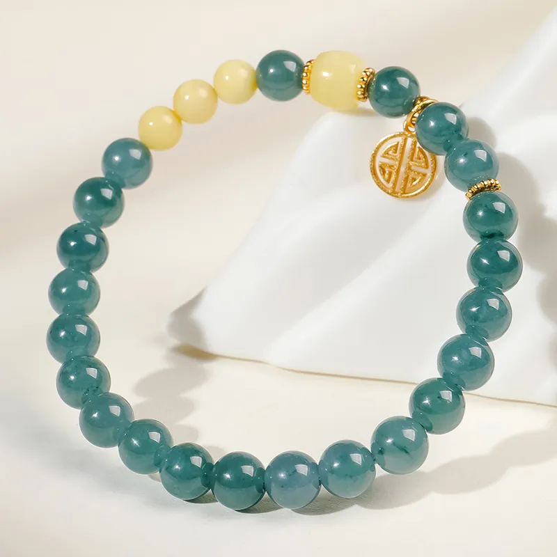 With The Heart Of The Jade Ice Glutinous Bracelets Women's-20