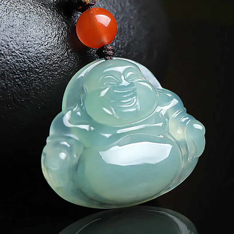 With The Heart Of The Jade Ice Glutinous Jadeite Necklaces Women's-7
