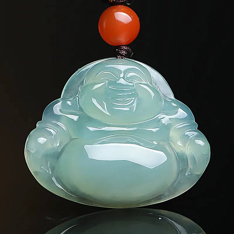 With The Heart Of The Jade Ice Glutinous Jadeite Necklaces Women's-1