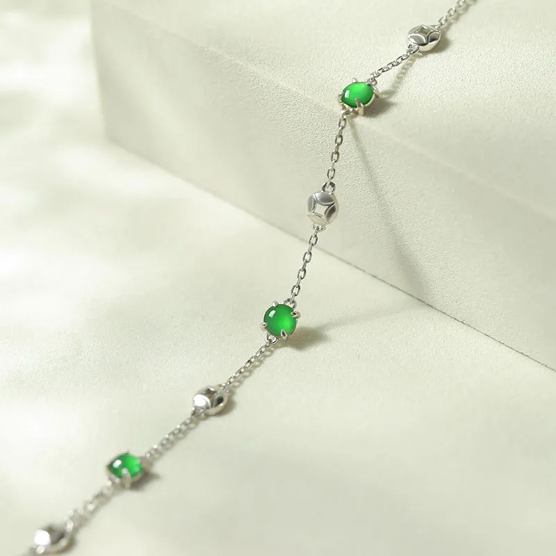 With The Heart Of The Jade Jadeite Bracelets Women's-5
