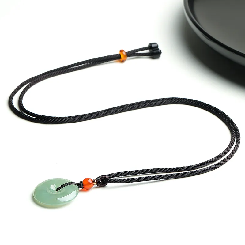 With The Heart Of The Jade Bean Type Jadeite Unisex-16