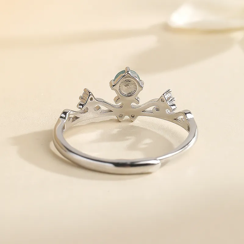 With The Heart Of The Jade Glutinous Jade Rings Women's-7