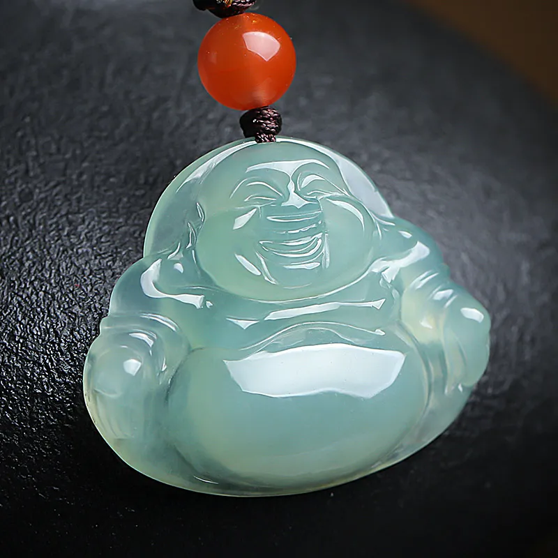 With The Heart Of The Jade Ice Glutinous Jadeite Necklaces Women's-3