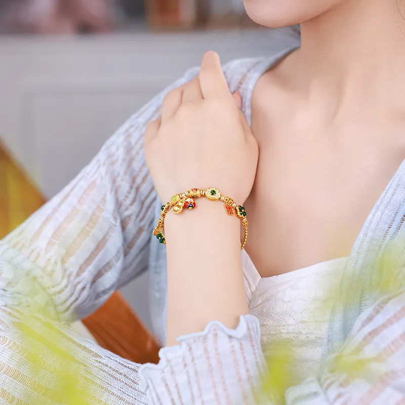 With The Heart Of The Jade Ice Glutinous Bracelets Women's-3