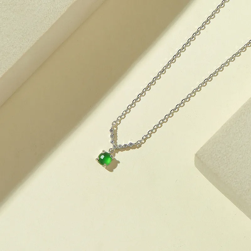 With The Heart Of The Jade Glutinous Jade Necklaces Women's-3