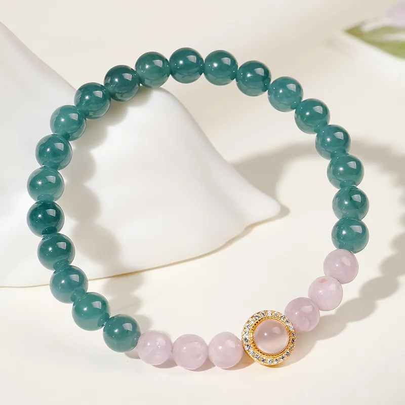 With The Heart Of The Jade Ice Glutinous Bracelets Women's-5