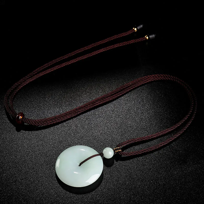 With The Heart Of The Jade Bean Type Jadeite Unisex-24