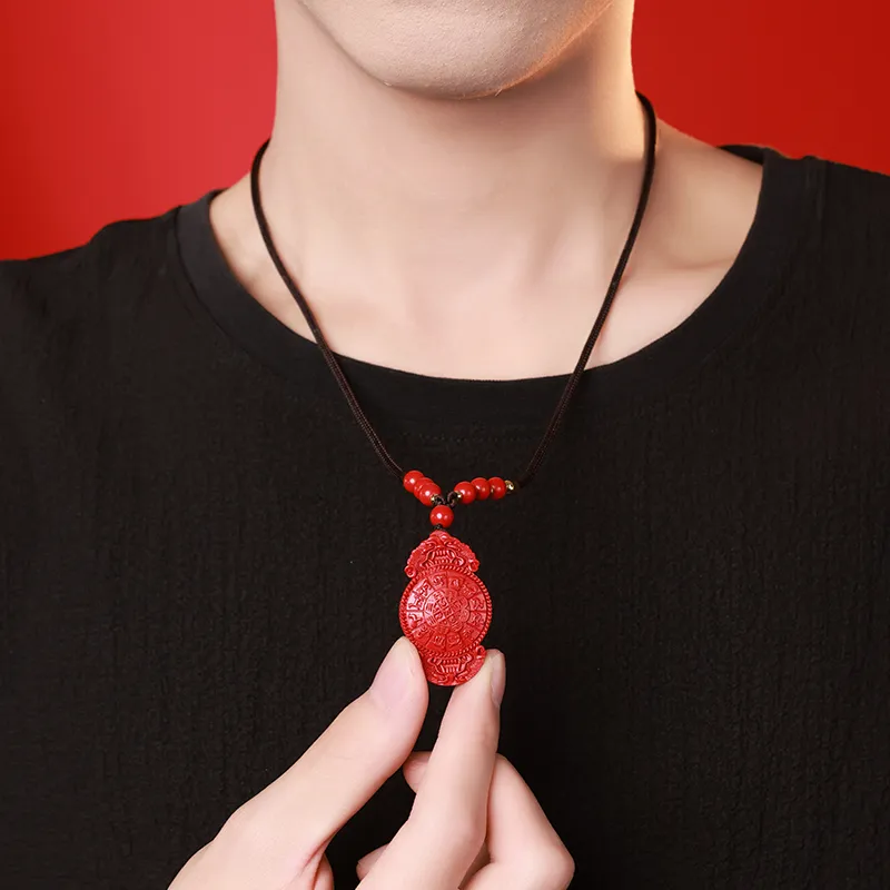 With The Heart Of The Jade Necklaces Unisex-3