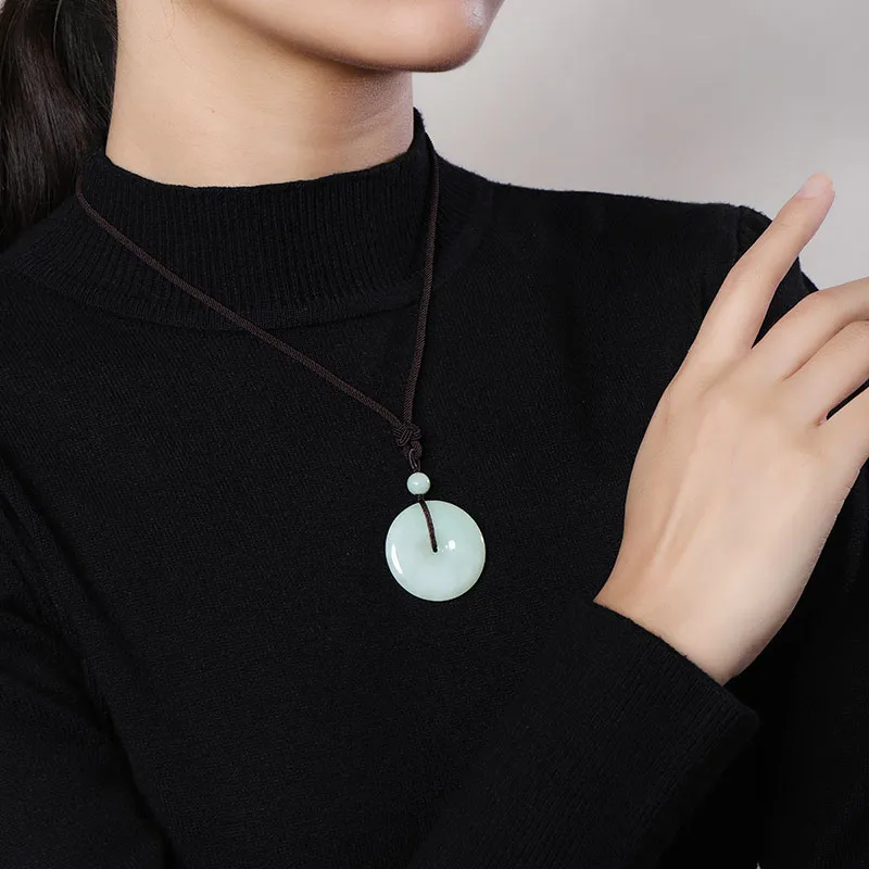 With The Heart Of The Jade Bean Type Jadeite Unisex-18