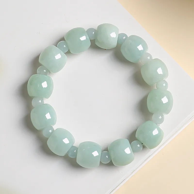 With The Heart Of The Jade Glutinous Jade Bracelets Men's-6