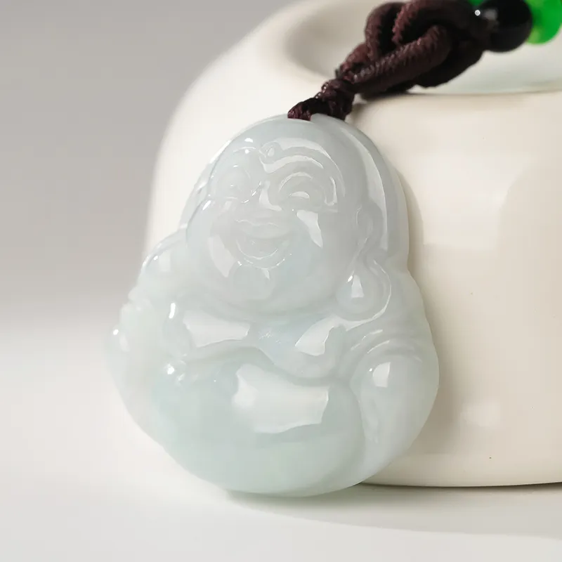 With The Heart Of The Jade Bean Type Jadeite Necklaces Women's-5