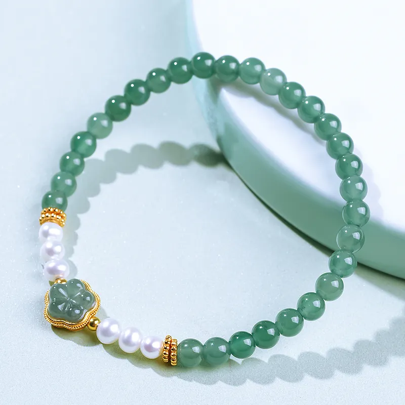 With The Heart Of The Jade Ice Glutinous Jadeite Bracelets Women's-5