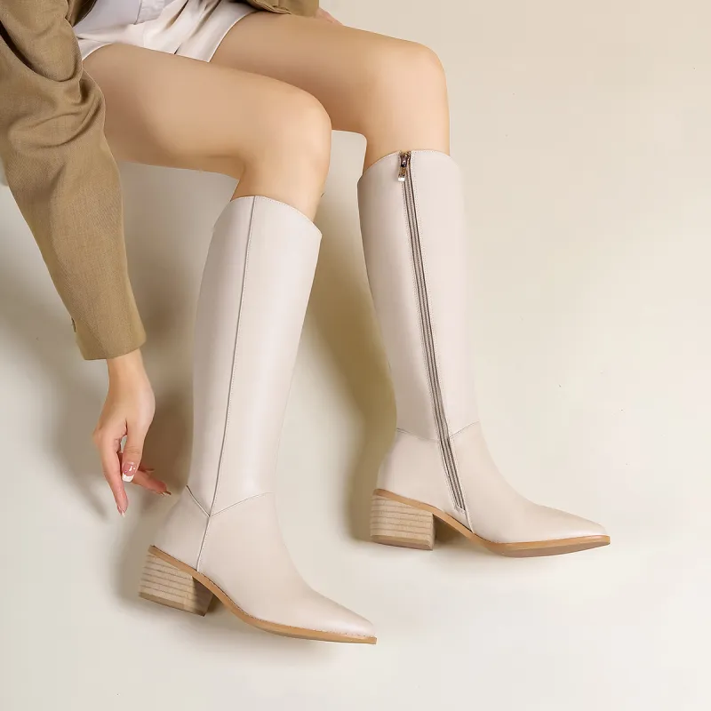 VEDULLAR Knee high Boots 8cm Women's-10