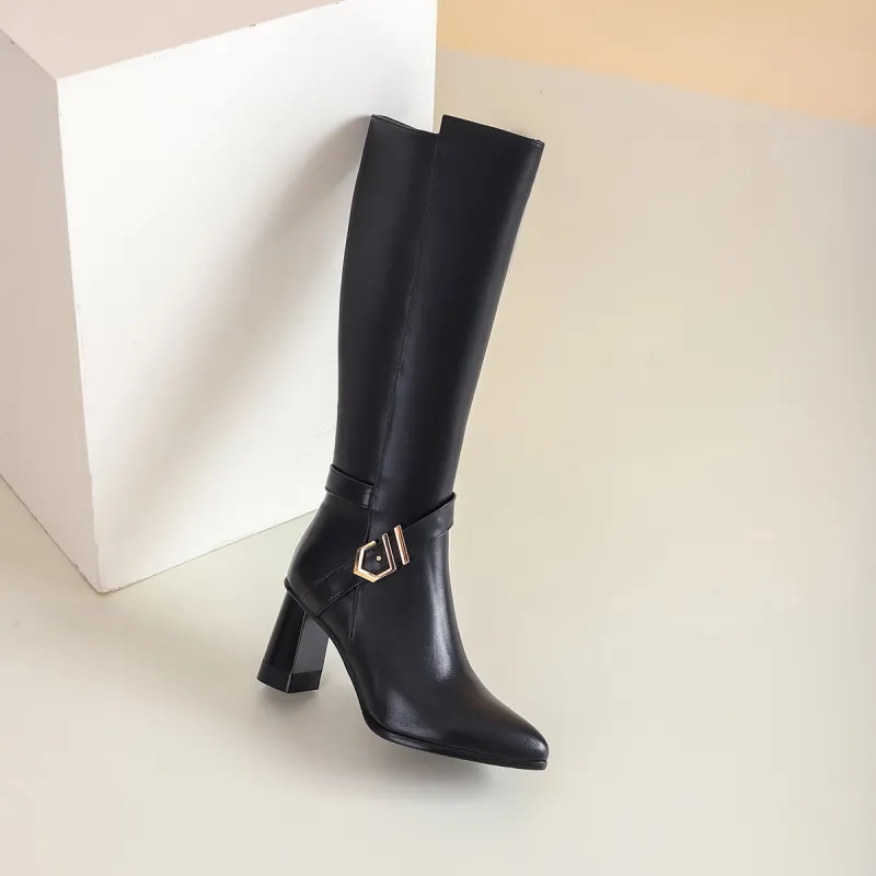 VEDULLAR Knee high Boots 7cm Women's-5