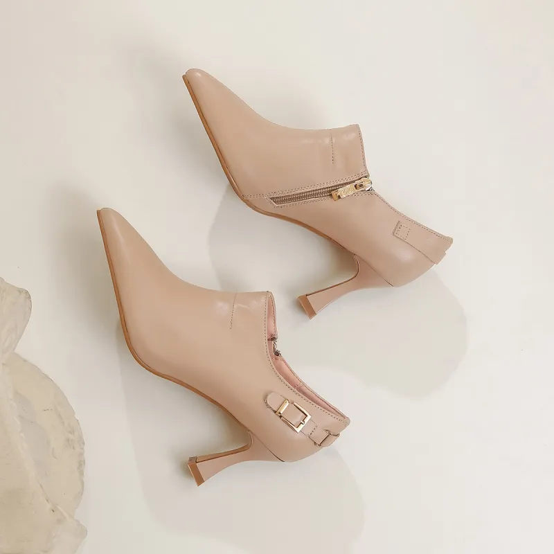 VEDULLAR Slim Heel High Heels 7.2cm Women's-17