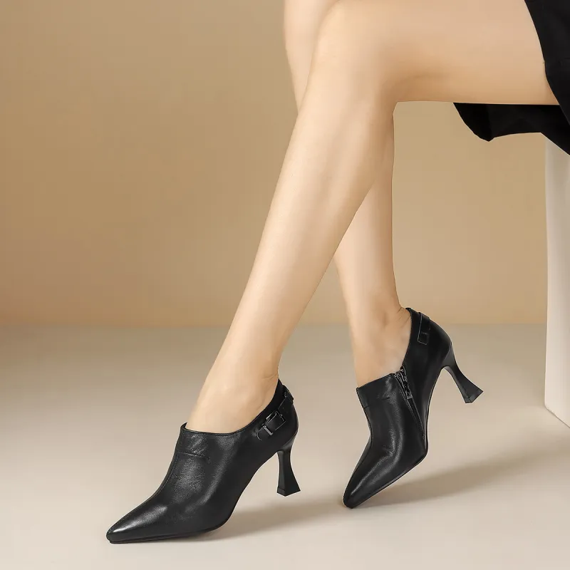 VEDULLAR Slim Heel High Heels 7.2cm Women's-4
