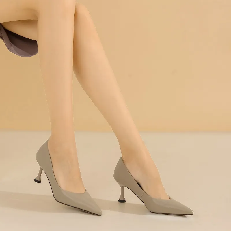 VEDULLAR Slim Heel High Heels 6.5cm Women's-14