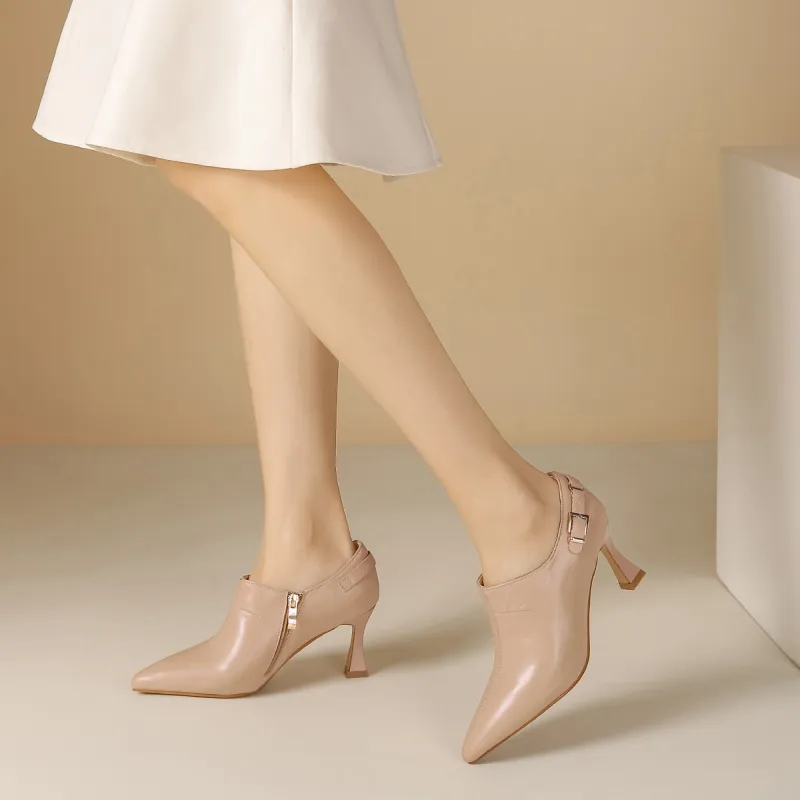 VEDULLAR Slim Heel High Heels 7.2cm Women's-16