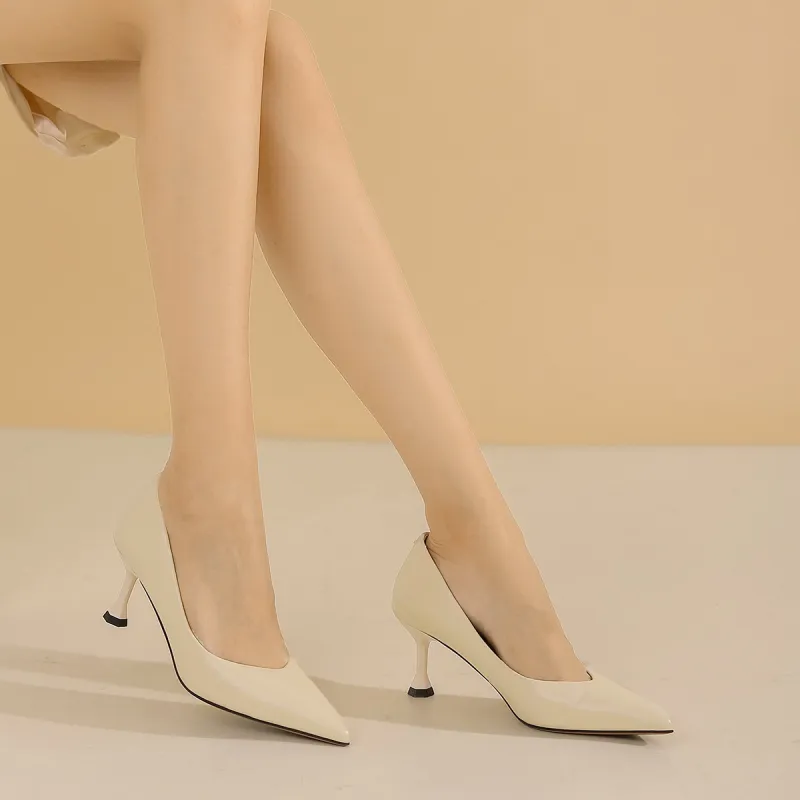 VEDULLAR Slim Heel High Heels 6.5cm Women's-8