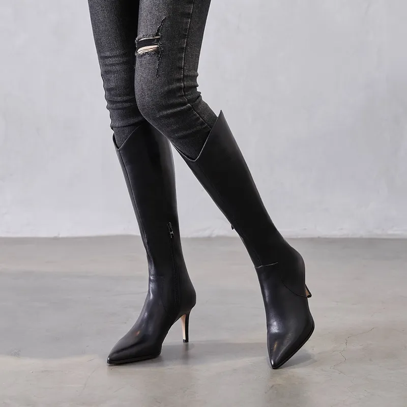 VEDULLAR Knee high Boots Women's-4