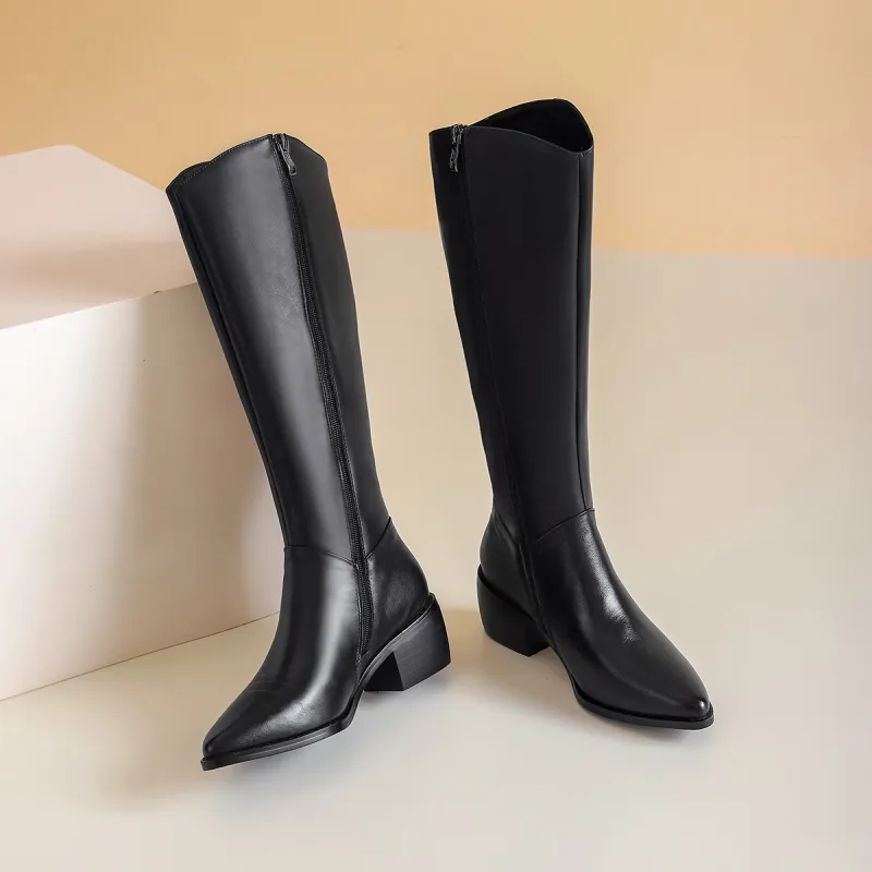 VEDULLAR Knee high Boots 8cm Women's-5