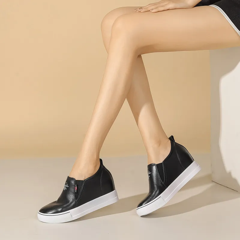 VEDULLAR Wear-Resistant Low-Top Loafers Women's-8